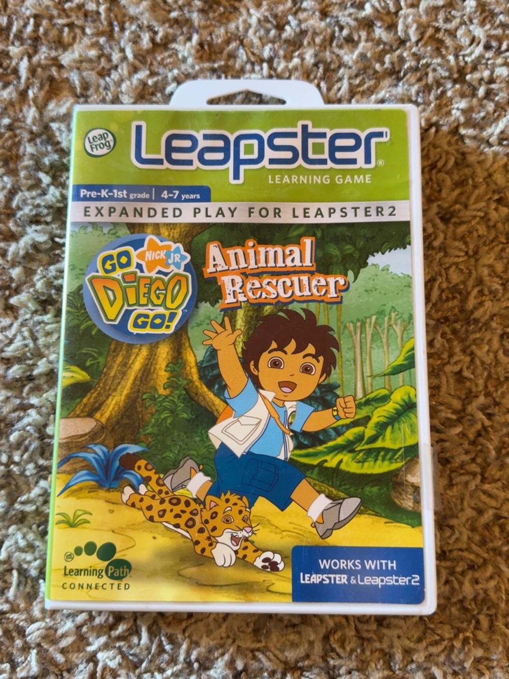 LeapFrog Leapster Go Diego Go! Animal Rescuer Game – Complete in Case